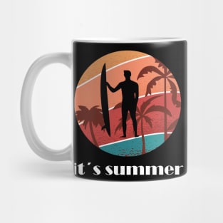 Surfing girl is the best windsurfing Mug